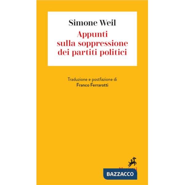 Appunti sulla soppressione dei partiti politici