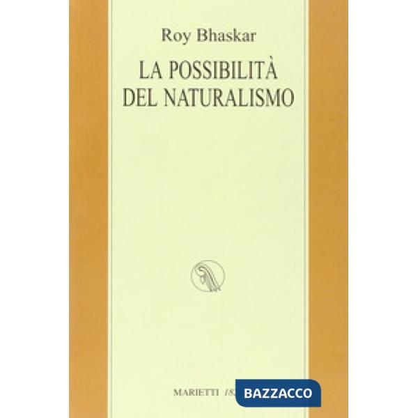 Possibilità del naturalismo (La)