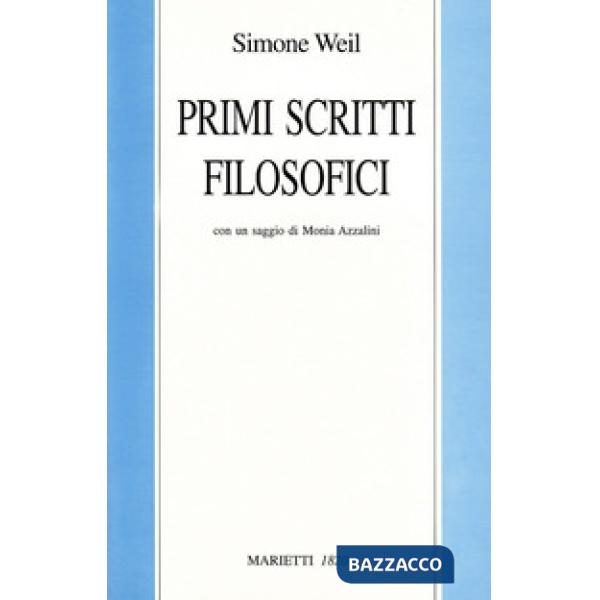 Primi scritti filosofici