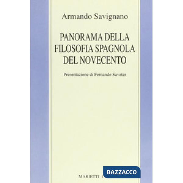 Panorama della filosofia spagnola del Novecento