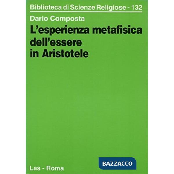 Esperienza metafisica dell'essere in Aristotele (L')
