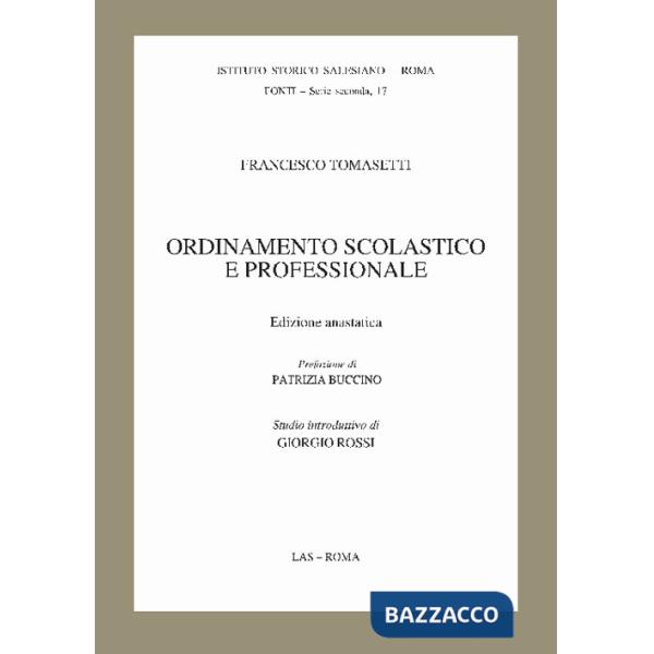 Ordinamento scolastico e professionale (rist. anast.)