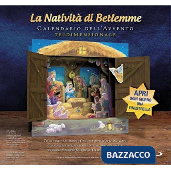NATIVITÀ DI BETLEMME. CALENDARIO DELL'AVVENTO TRIDIMENSIONALE. EDIZ. ILLUSTRATA (LA)