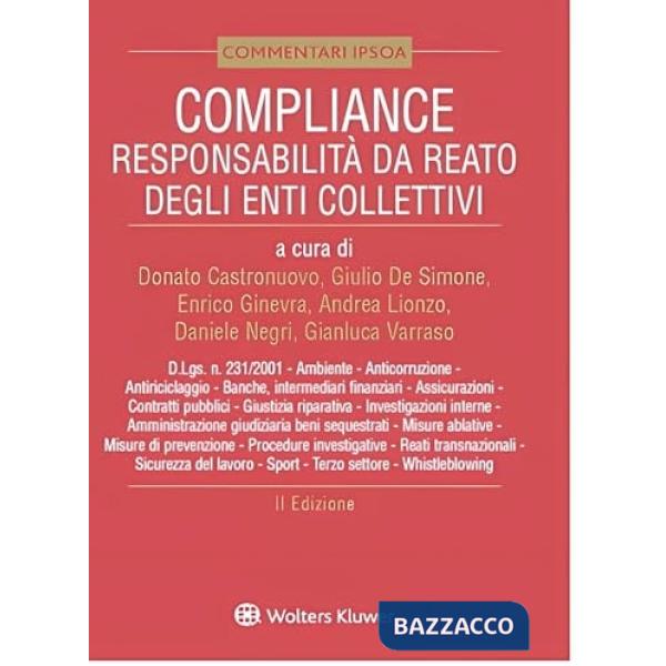 COMPLIANCE Responsabilità da reato degli enti collettivi