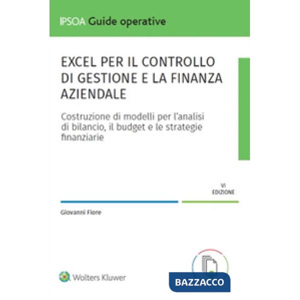 Excel per il controllo di gestione e la finanza aziendale