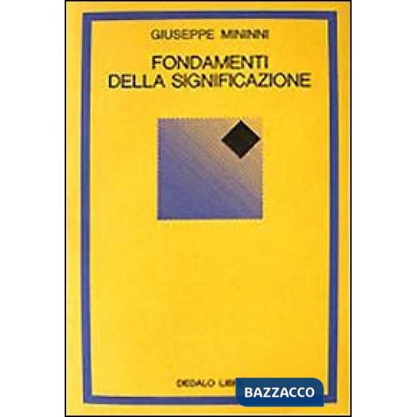 Fondamenti della significazione