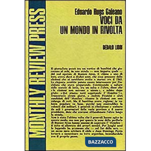 Voci da un mondo in rivolta