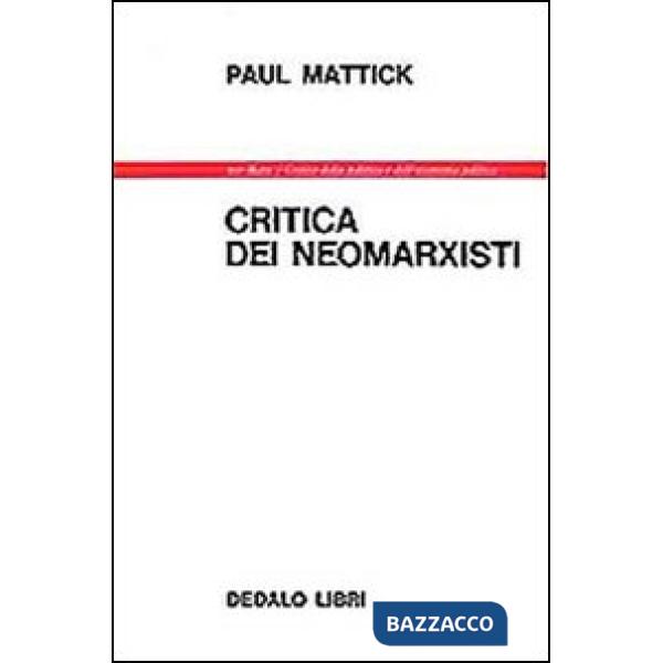 Critica dei neomarxisti
