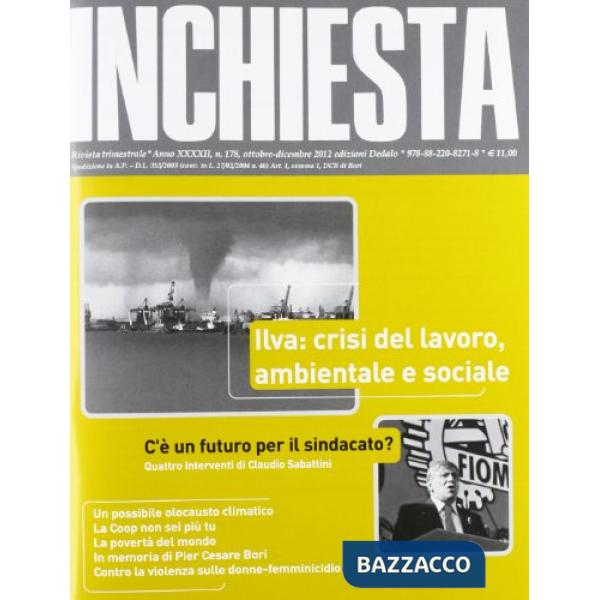 Inchiesta (2012). Vol. 178: Ottobre/Dicembre