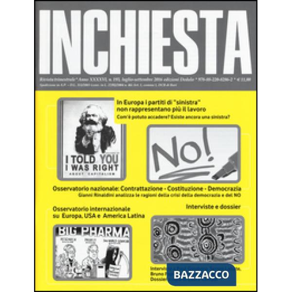 Inchiesta (2016). Vol. 193