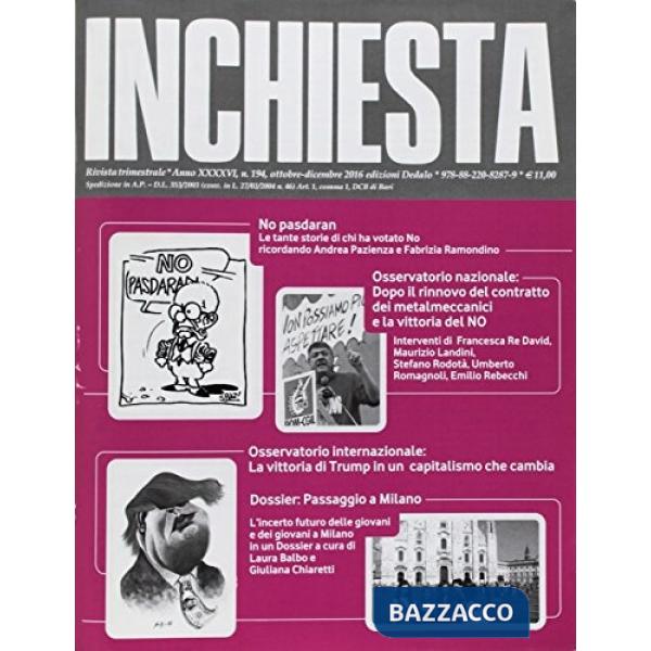 Inchiesta (2016). Vol. 194