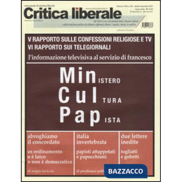Critica liberale (2016). Vol. 226