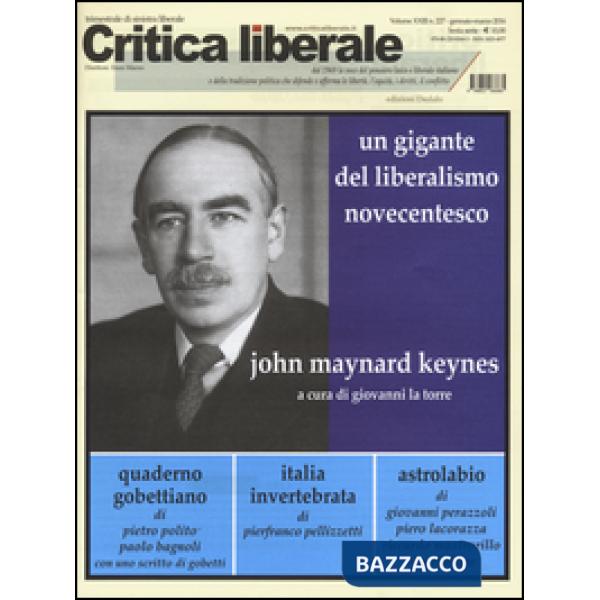 Critica liberale (2016). Vol. 227