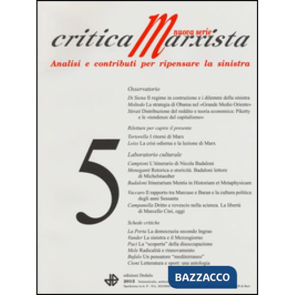Critica marxista (2015). Vol. 5