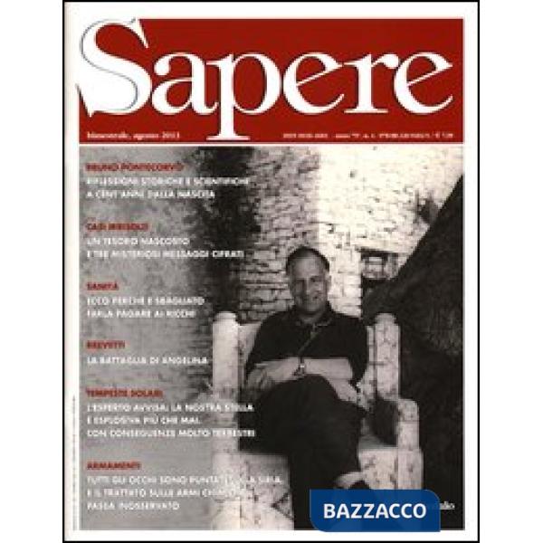 Sapere (2013). Vol. 4