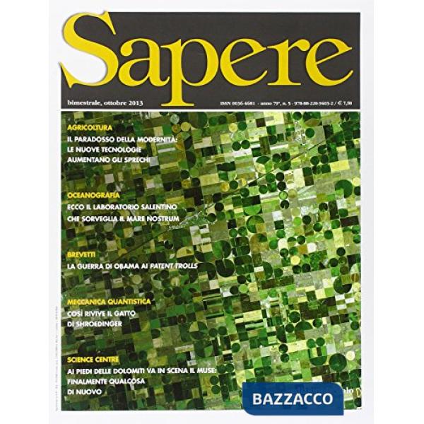 Sapere (2013). Vol. 5