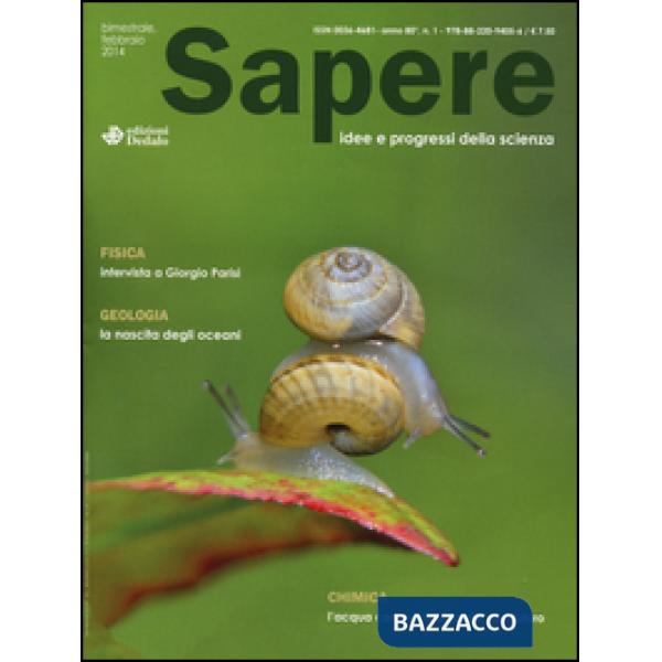 Sapere n. 1/2014. Gennaio-febbraio
