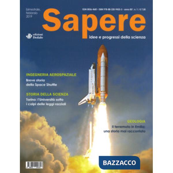 Sapere. Idee e progressi della scienza (2019). Vol. 1