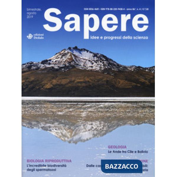Sapere. Idee e progressi della scienza (2019). Vol. 4