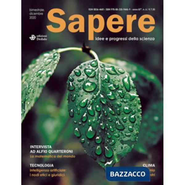 Sapere. Idee e progressi della scienza (2020)
