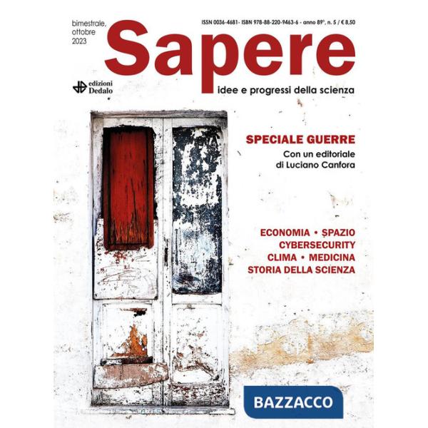 Sapere. Idee e progressi della scienza (2023). Vol. 5
