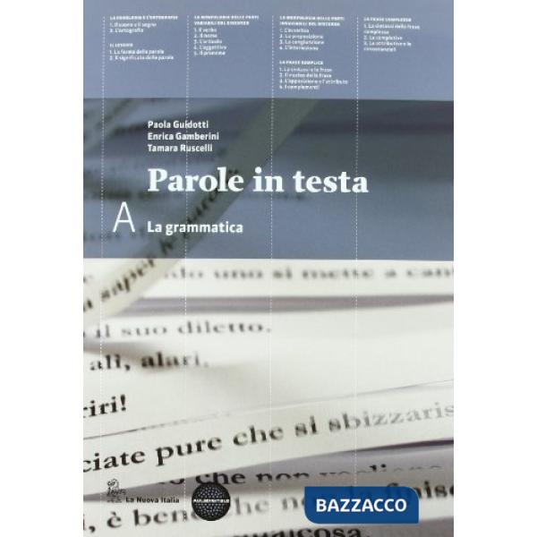 PAROLE IN TESTA - SET (MORF + INVALSI + ONLINE)