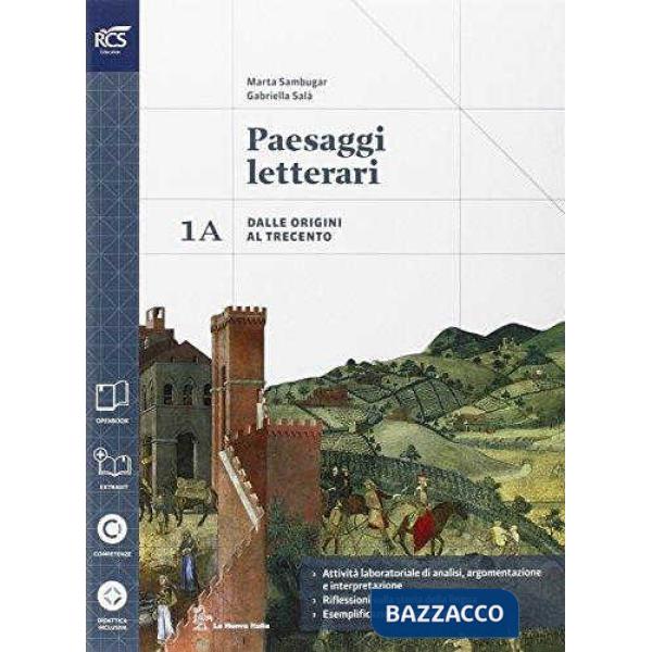 PAESAGGI LETTERARI 1A + B SET MAIOR + GUIDA STUDIO
