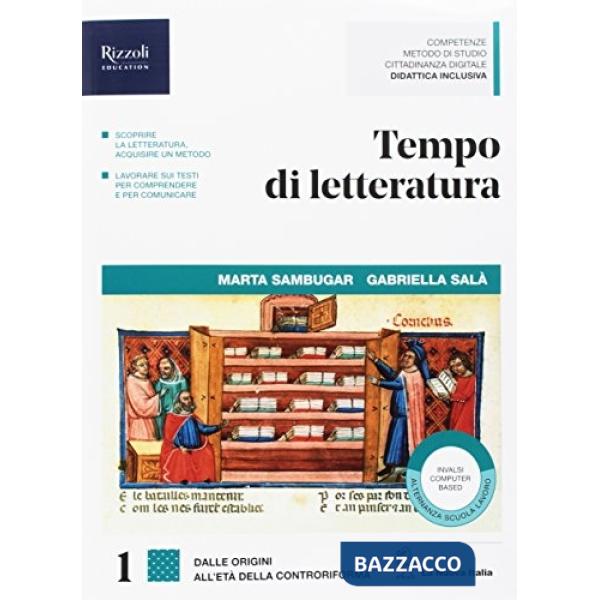 TEMPO DI LETTERATURA 1 VOL. + LAB. + SCIENZA + DIV