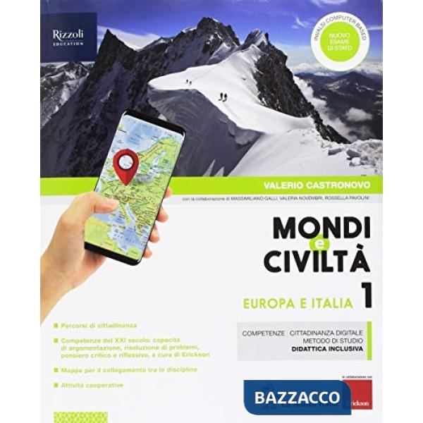 MONDI E CIVILTA' 1 VOL. + QUAD. + REGIONI D'ITALIA SET MAIOR