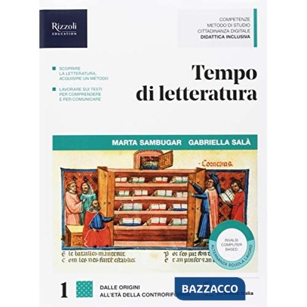 TEMPO DI LETTERATURA 1 VOL. + LABORAT. SET MAIOR