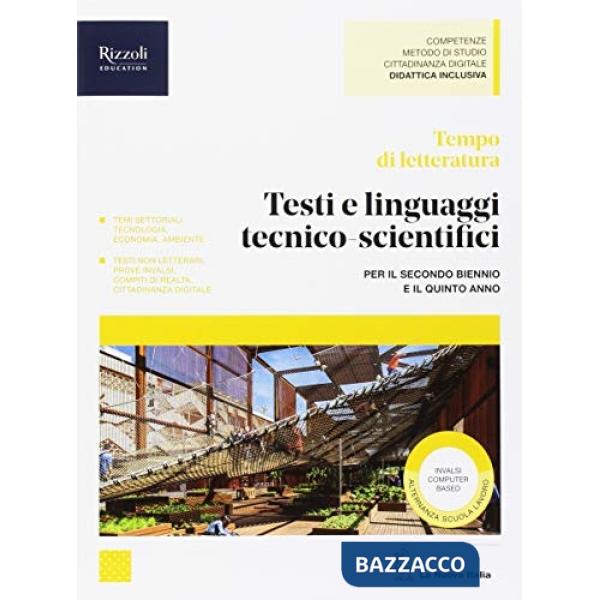 TEMPO DI LETTERATURA TESTI E LING. TECNICO-SCIENT.