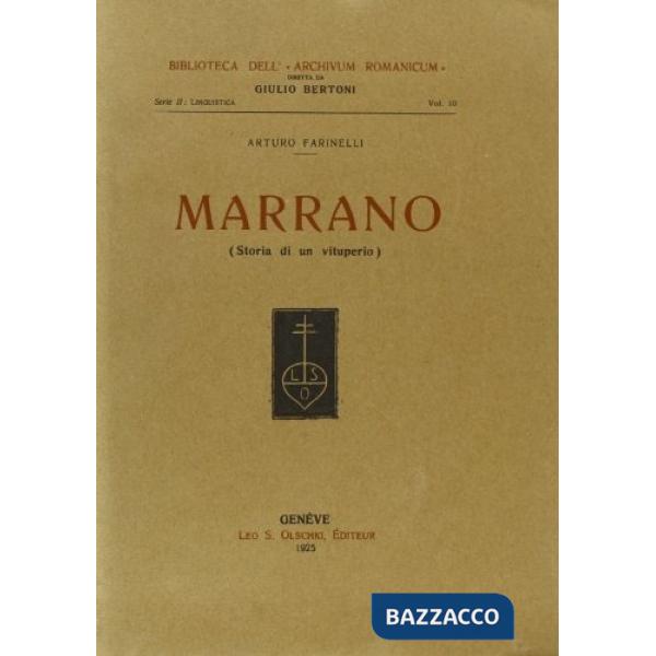 Marrano (storia di un vituperio)