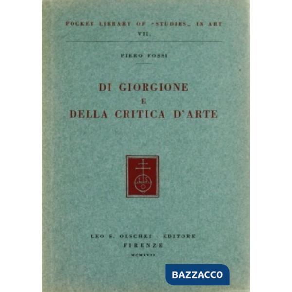 Di Giorgione e della critica d'arte