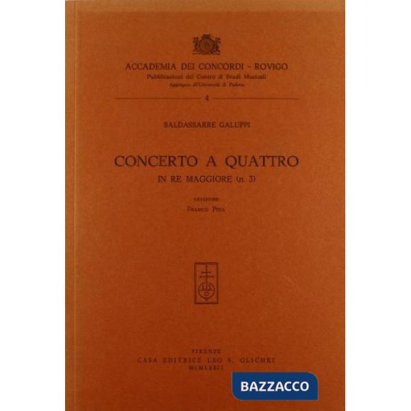 Concerto a quattro in re maggiore n. 3