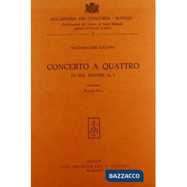 Concerto a quattro in sol minore n. 1
