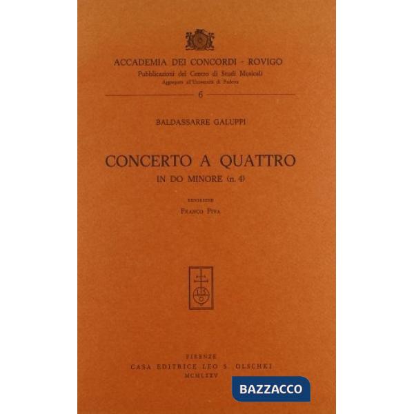 Concerto a quattro in do minore n. 4