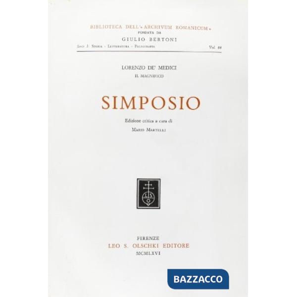Simposio. Ediz. critica