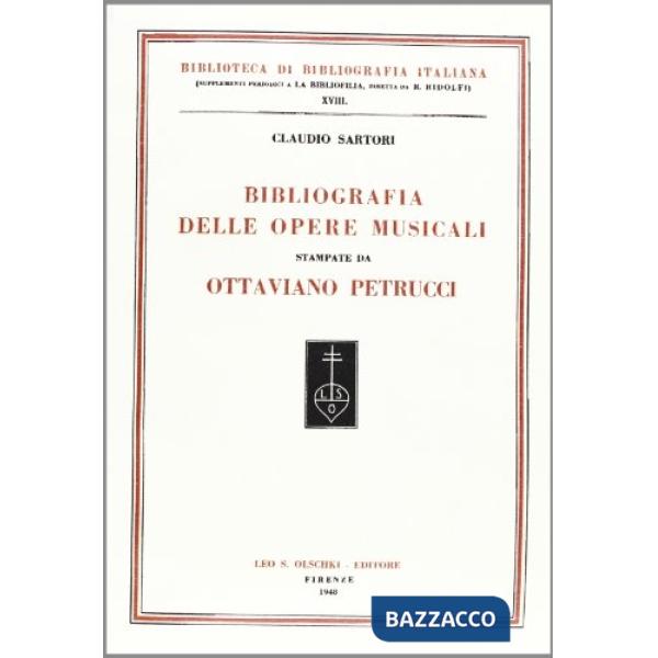 Bibliografia delle opere musicali stampate da Ottaviano Petrucci