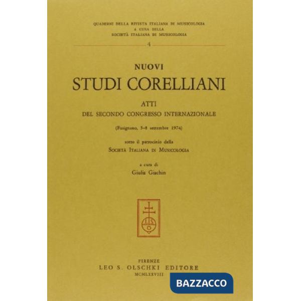 Nuovi studi corelliani. Atti del 2º Congresso internazionale (Fusignano, 5-8 settembre 1974)