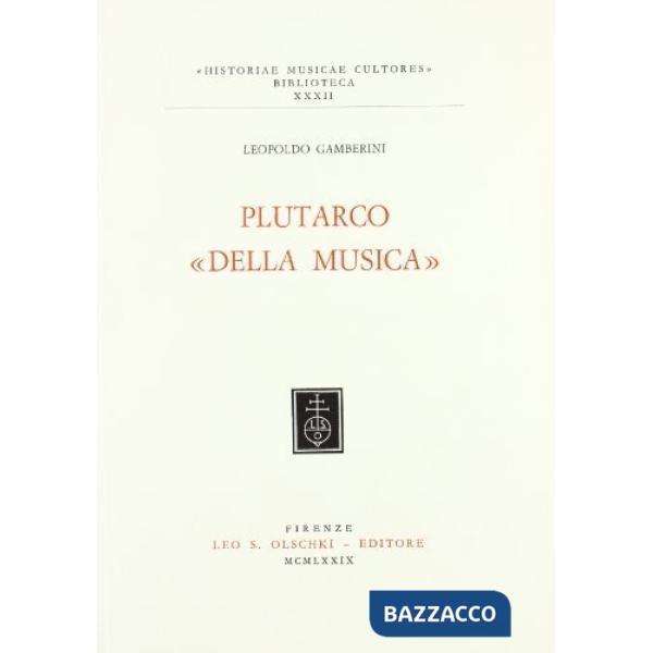 Plutarco: «Della musica»