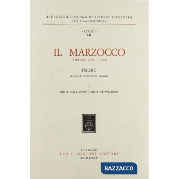 Marzocco (Firenze 1896-1932). Indici generali (Il)