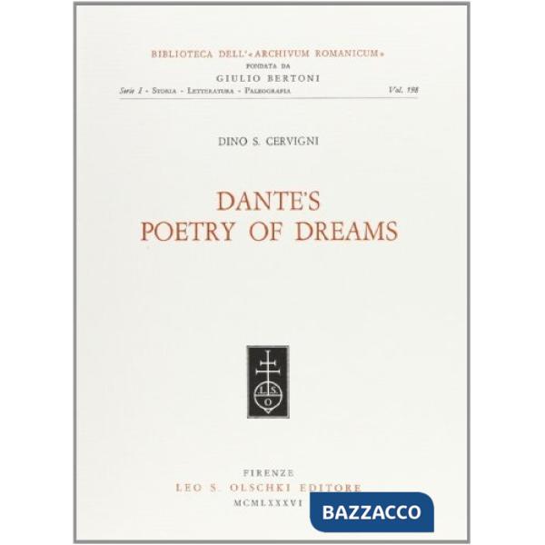 Dante's poetry of dreams