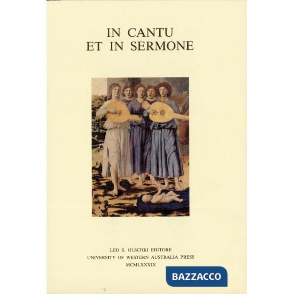 In cantu et in sermone. For Nino Pirrotta on his 80th birthday