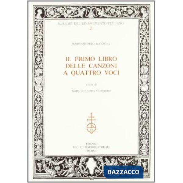 Primo libro delle canzoni a quattro voci (Il)