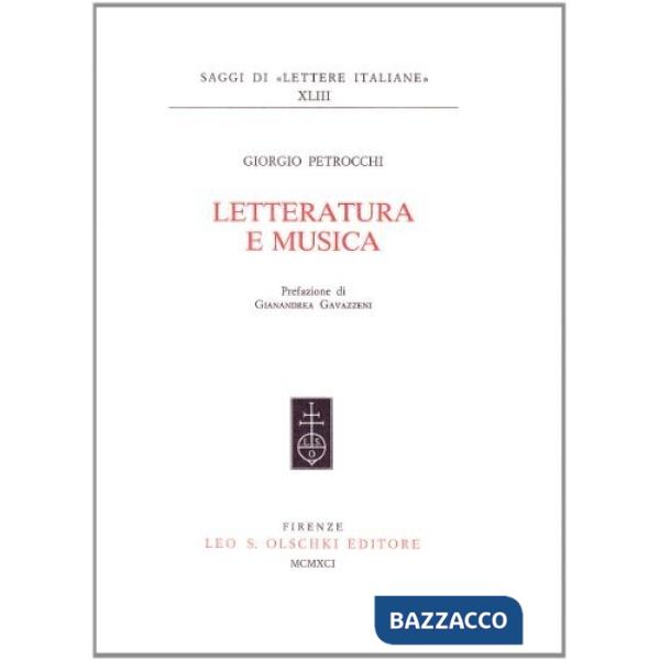 Letteratura e musica