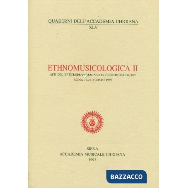 Ethnomusicologica. Vol. 2