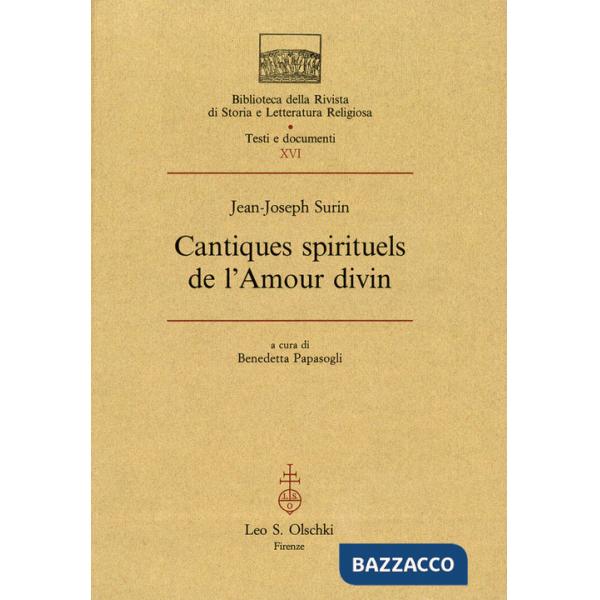 Cantiques spirituels de l'amour divin