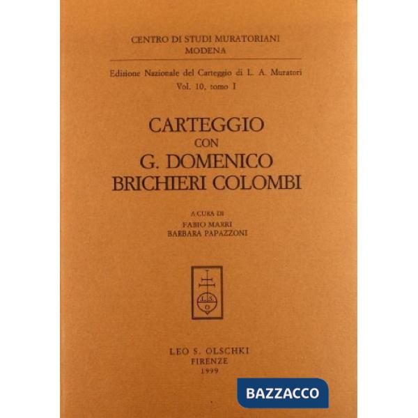 Carteggio con G. Domenico Brichieri Colombi