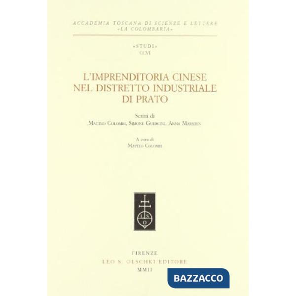 Imprenditoria cinese nel distretto industriale di Prato (L')