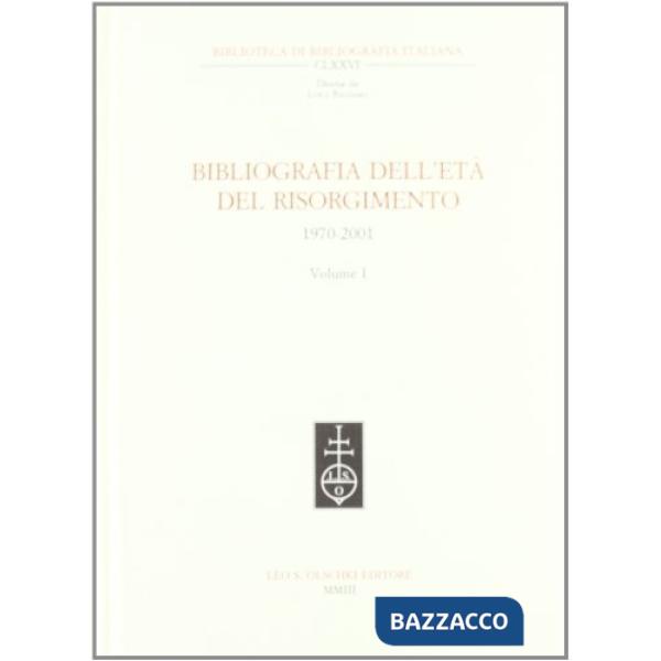 Bibliografia dell'età del Risorgimento (1970-2001)